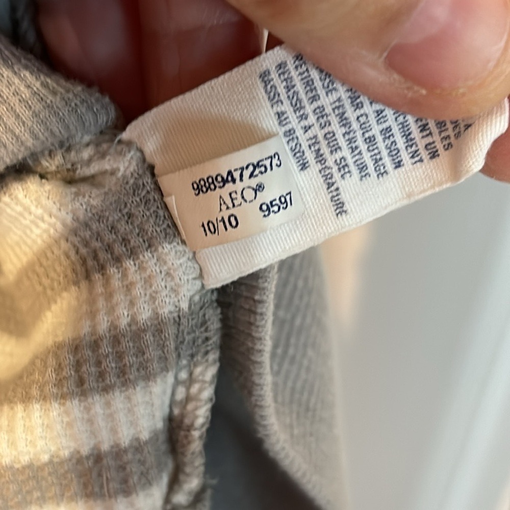 American Eagle Outfitters Rib knit hoodie size large - Picture 13 of 14